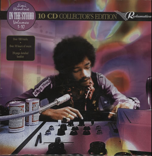 Jimi Hendrix In The Studio Volumes 1-10 - Sealed UK CD Album Box